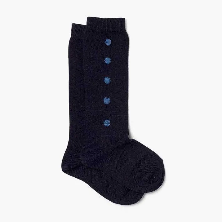 Leotardos Y Textil Condor<Pisamonas Calcetines Altos Condor Con Bodoques