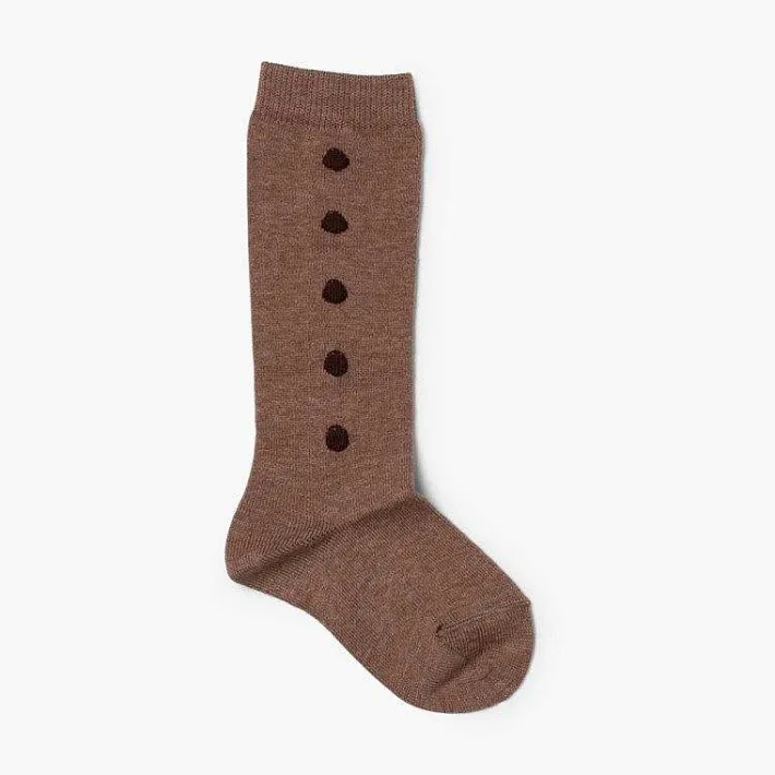 Leotardos Y Textil Condor<Pisamonas Calcetines Altos Condor Con Bodoques