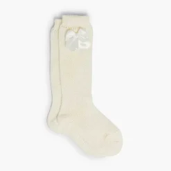 Leotardos Y Textil Condor<Pisamonas Calcetines Altos Condor Perle Con Lazo