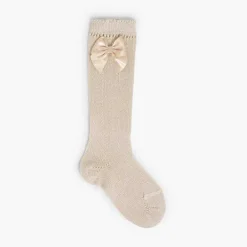 Leotardos Y Textil Condor<Pisamonas Calcetines Altos Condor Perle Con Lazo