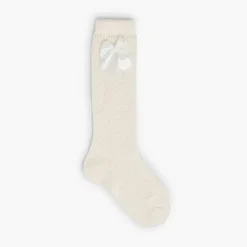 Leotardos Y Textil Condor<Pisamonas Calcetines Altos Condor Perle Con Lazo