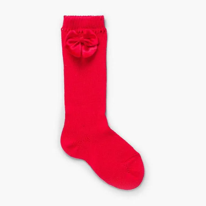 Leotardos Y Textil Condor<Pisamonas Calcetines Altos Condor Perle Con Lazo