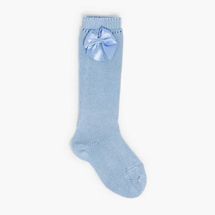 Leotardos Y Textil Condor<Pisamonas Calcetines Altos Condor Perle Con Lazo