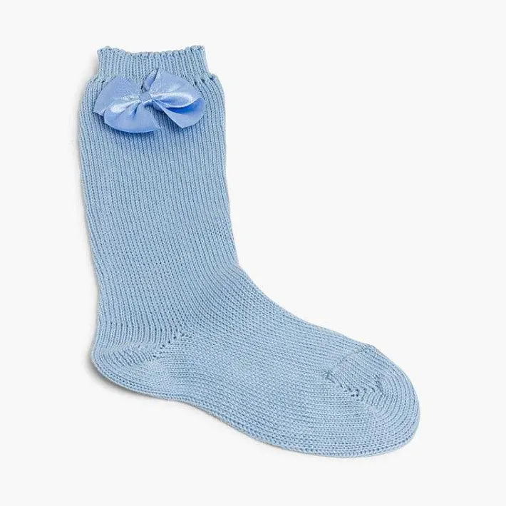 Leotardos Y Textil Condor<Pisamonas Calcetines Altos Condor Perle Con Lazo