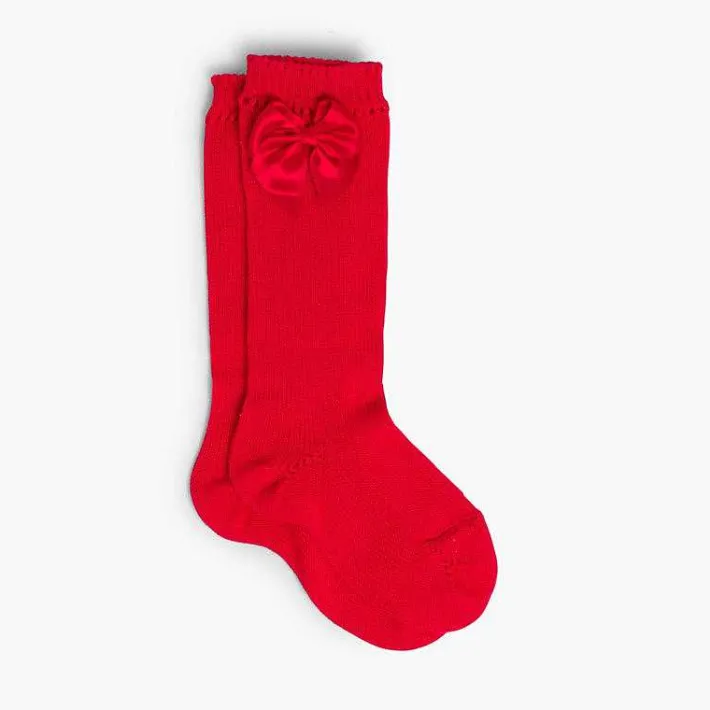 Leotardos Y Textil Condor<Pisamonas Calcetines Altos Condor Perle Con Lazo