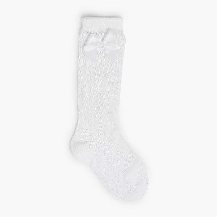 Leotardos Y Textil Condor<Pisamonas Calcetines Altos Condor Perle Con Lazo