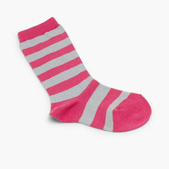 Leotardos Y Textil Condor<Pisamonas Calcetines Altos De Rayas