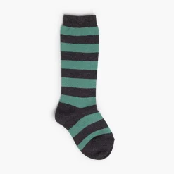 Leotardos Y Textil Condor<Pisamonas Calcetines Altos De Rayas