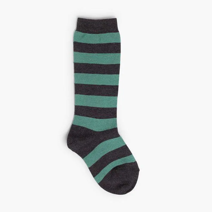 Leotardos Y Textil Condor<Pisamonas Calcetines Altos De Rayas