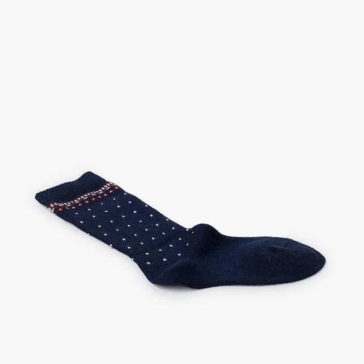 Leotardos Y Textil Condor<Pisamonas Calcetines Altos Greca Puntitos
