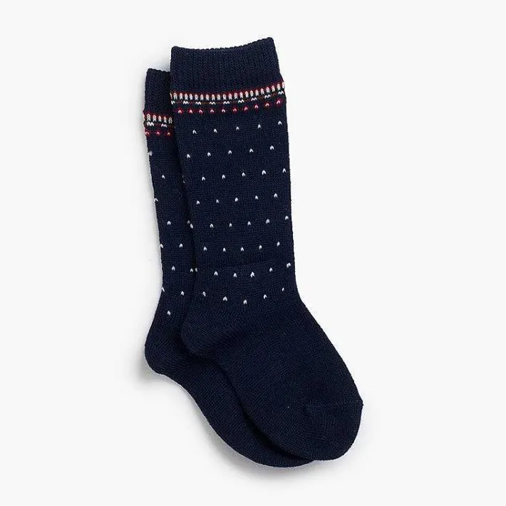 Leotardos Y Textil Condor<Pisamonas Calcetines Altos Greca Puntitos