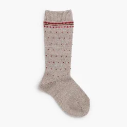 Leotardos Y Textil Condor<Pisamonas Calcetines Altos Greca Puntitos
