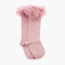 Leotardos Y Textil Condor<Pisamonas Calcetines Altos Lisos Tira Tul