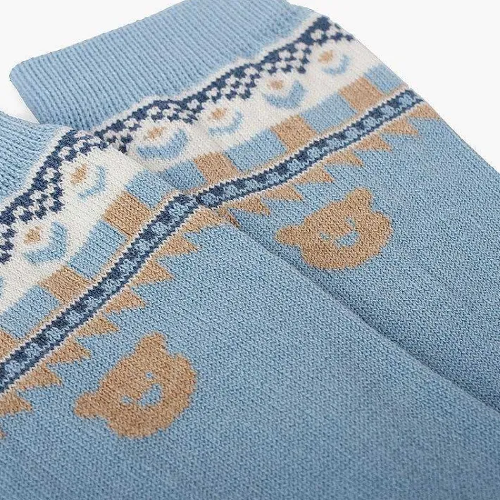 Leotardos Y Textil Condor<Pisamonas Calcetines Altos Oso
