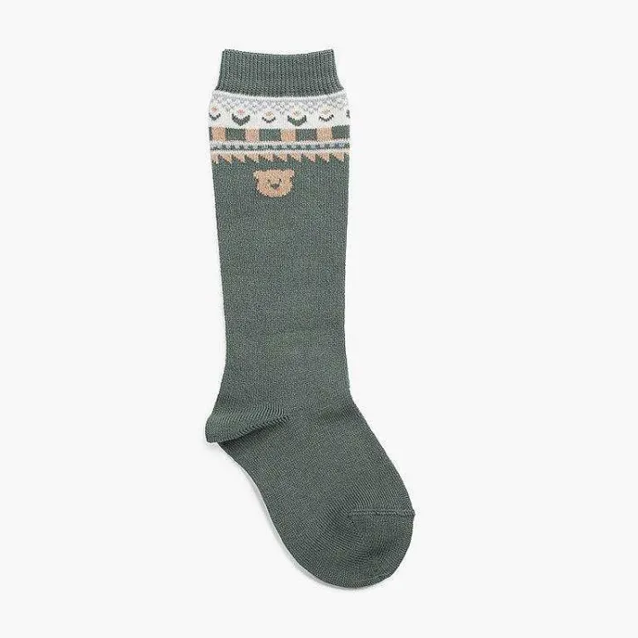Leotardos Y Textil Condor<Pisamonas Calcetines Altos Oso