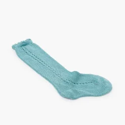 Leotardos Y Textil Condor<Pisamonas Calcetines Altos Perle Calado Lateral