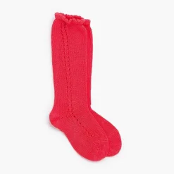 Leotardos Y Textil Condor<Pisamonas Calcetines Altos Perle Calado Lateral