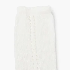 Leotardos Y Textil Condor<Pisamonas Calcetines Altos Perle Calado Lateral