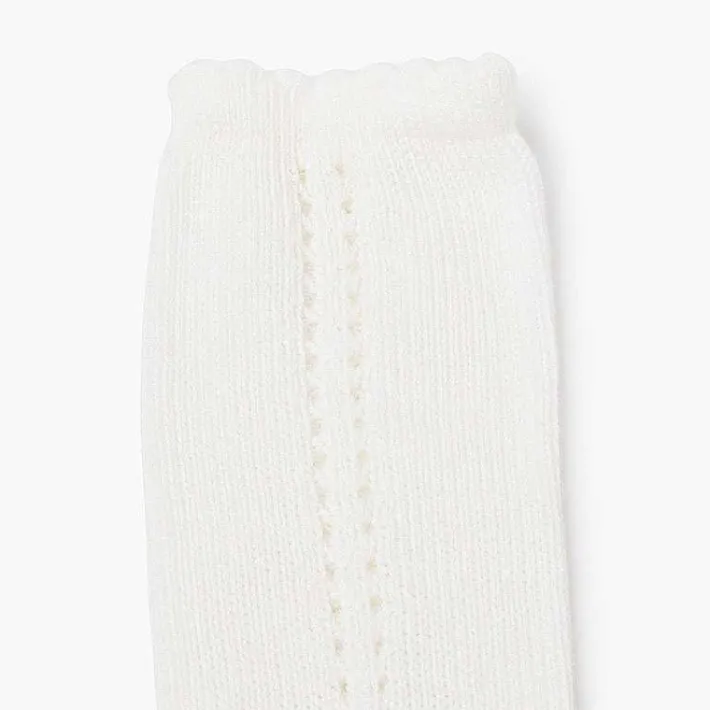 Leotardos Y Textil Condor<Pisamonas Calcetines Altos Perle Calado Lateral