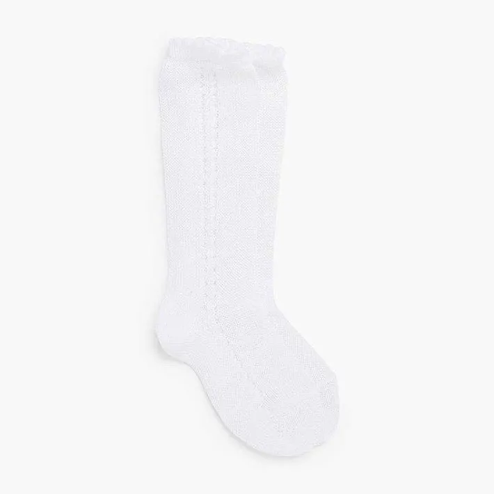 Leotardos Y Textil Condor<Pisamonas Calcetines Altos Perle Calado Lateral