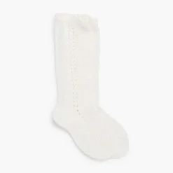 Leotardos Y Textil Condor<Pisamonas Calcetines Altos Perle Calado Lateral