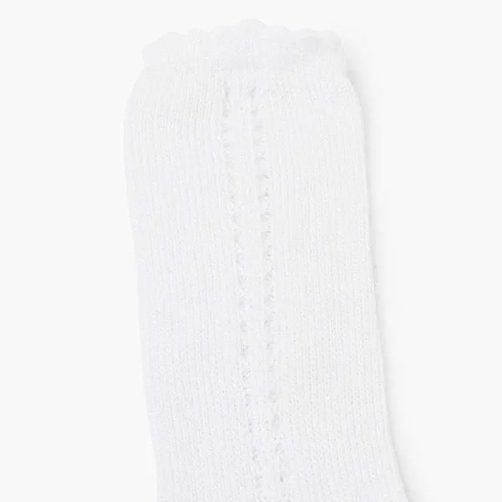 Leotardos Y Textil Condor<Pisamonas Calcetines Altos Perle Calado Lateral