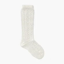 Leotardos Y Textil Condor<Pisamonas Calcetines Altos Perle Calados