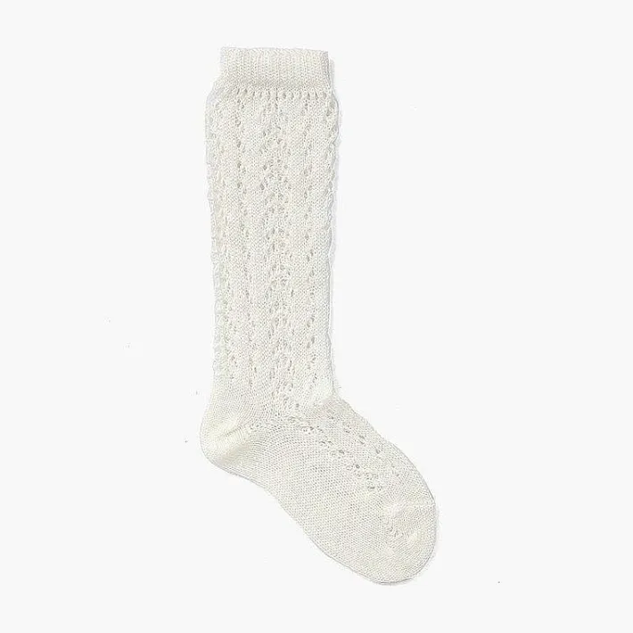 Leotardos Y Textil Condor<Pisamonas Calcetines Altos Perle Calados