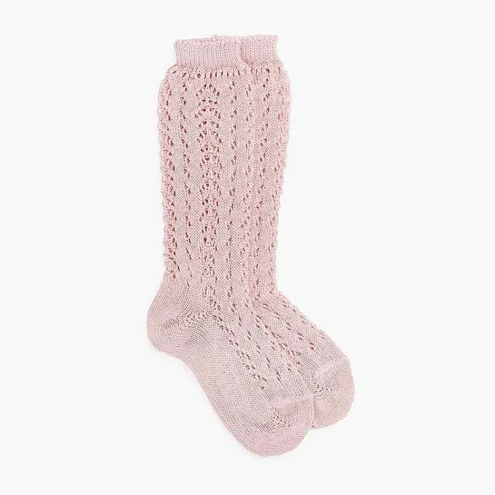 Leotardos Y Textil Condor<Pisamonas Calcetines Altos Perle Calados