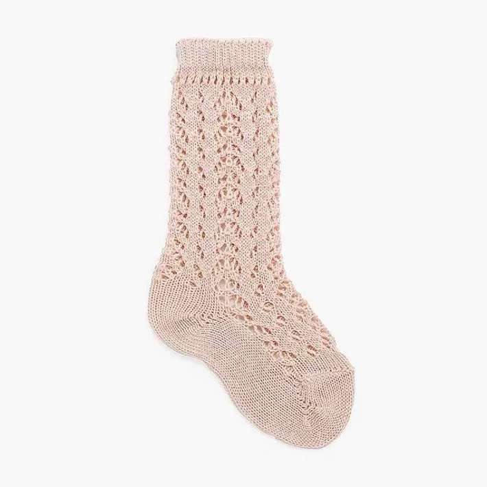 Leotardos Y Textil Condor<Pisamonas Calcetines Altos Perle Calados