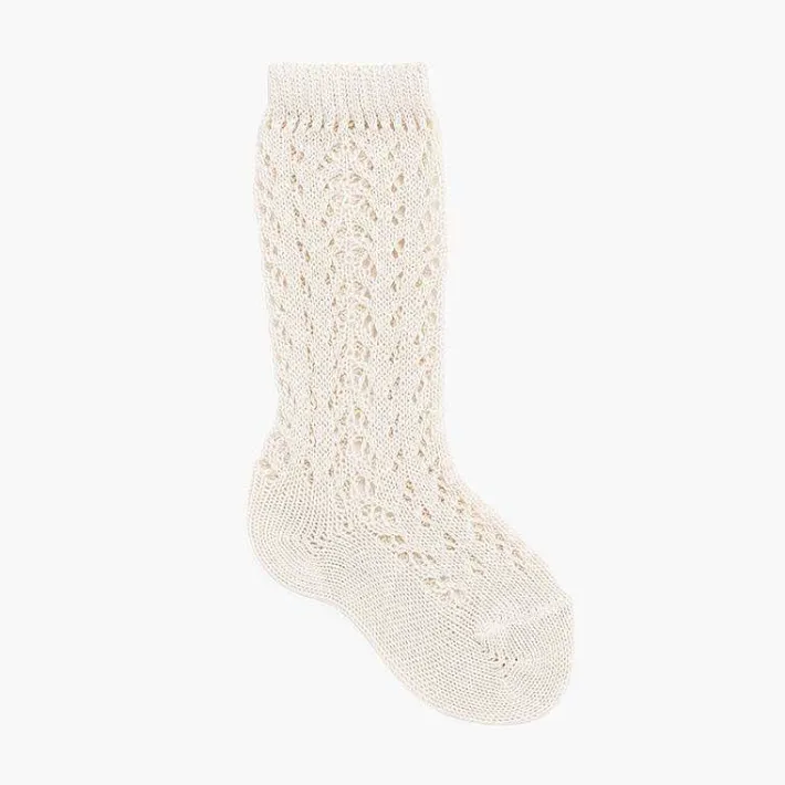 Leotardos Y Textil Condor<Pisamonas Calcetines Altos Perle Calados