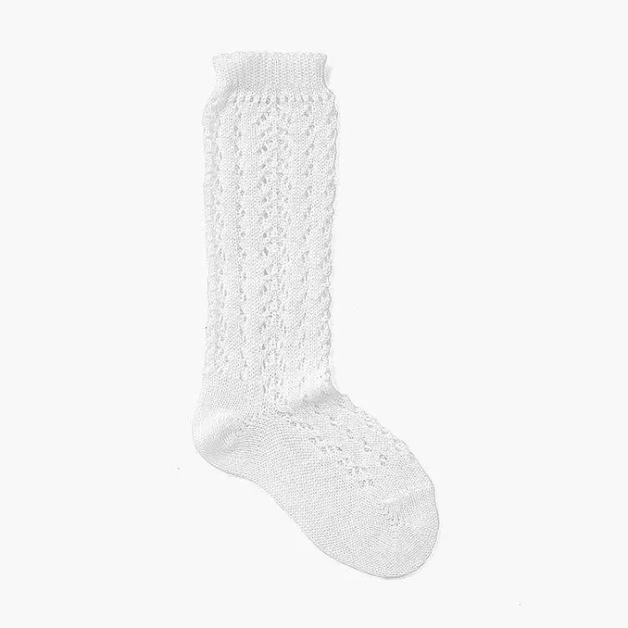 Leotardos Y Textil Condor<Pisamonas Calcetines Altos Perle Calados