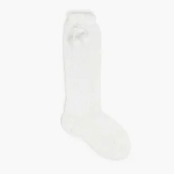 Leotardos Y Textil Condor<Pisamonas Calcetines Altos Perle Condor Con Borlas