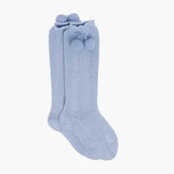 Leotardos Y Textil Condor<Pisamonas Calcetines Altos Perle Condor Con Borlas