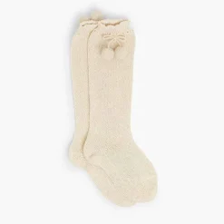 Leotardos Y Textil Condor<Pisamonas Calcetines Altos Perle Condor Con Borlas