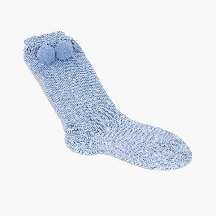 Leotardos Y Textil Condor<Pisamonas Calcetines Altos Perle Condor Con Borlas
