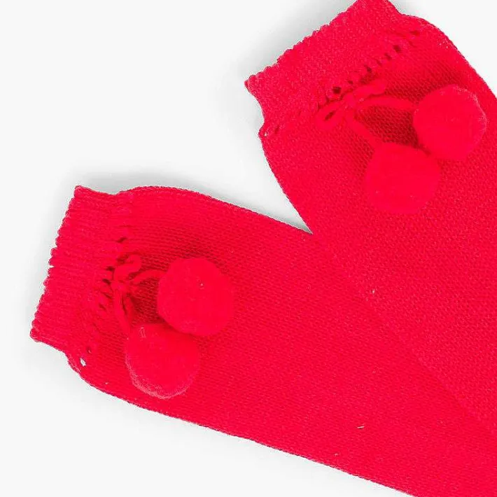 Leotardos Y Textil Condor<Pisamonas Calcetines Altos Perle Condor Con Borlas
