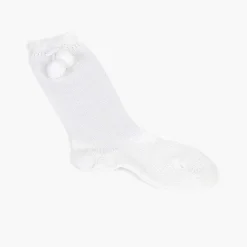 Leotardos Y Textil Condor<Pisamonas Calcetines Altos Perle Condor Con Borlas