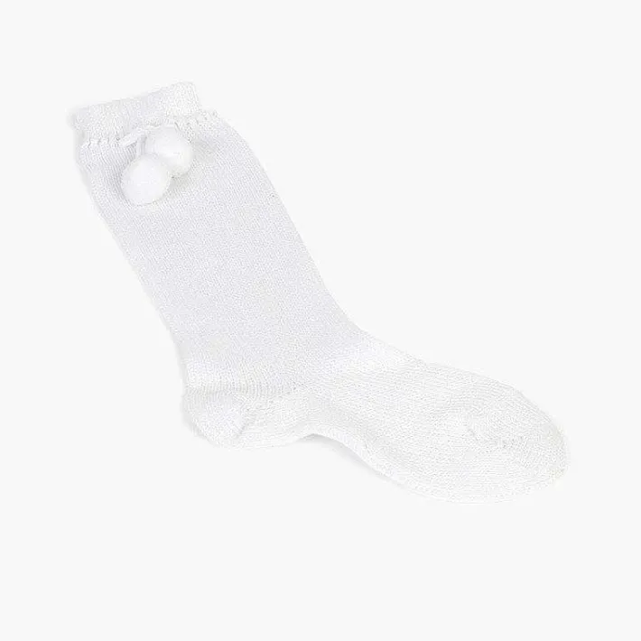 Leotardos Y Textil Condor<Pisamonas Calcetines Altos Perle Condor Con Borlas