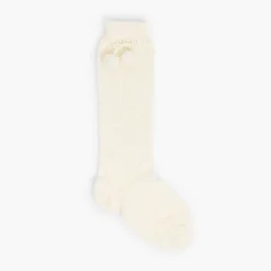 Leotardos Y Textil Condor<Pisamonas Calcetines Altos Perle Condor Con Borlas