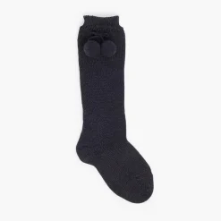 Leotardos Y Textil Condor<Pisamonas Calcetines Altos Perle Condor Con Borlas