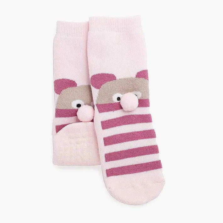 Leotardos Y Textil Condor<Pisamonas Calcetines Antideslizantes Rizo Pompon Oso