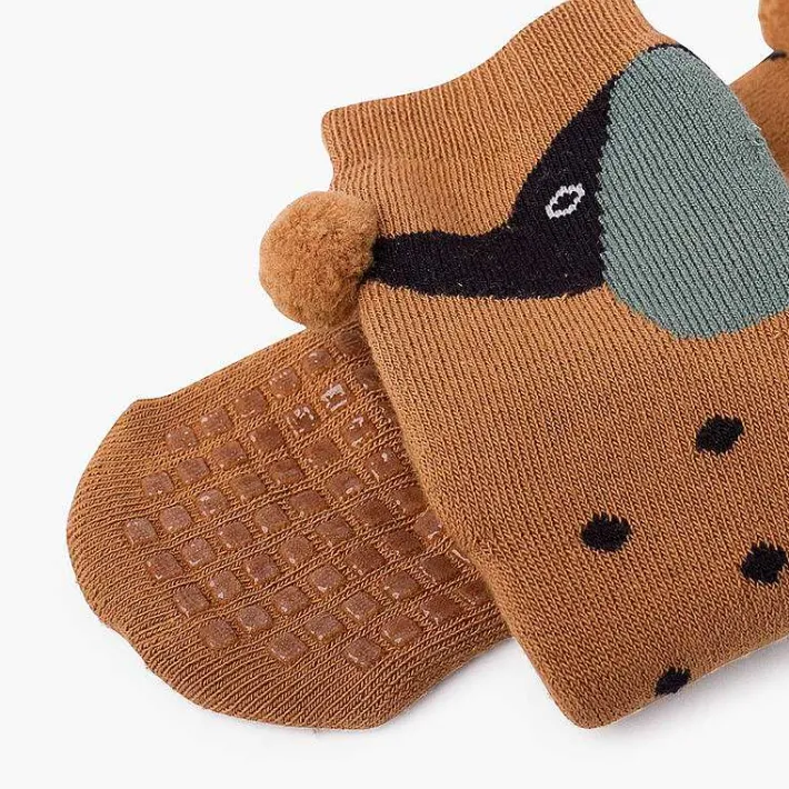 Leotardos Y Textil Condor<Pisamonas Calcetines Antideslizantes Pompon Perrito