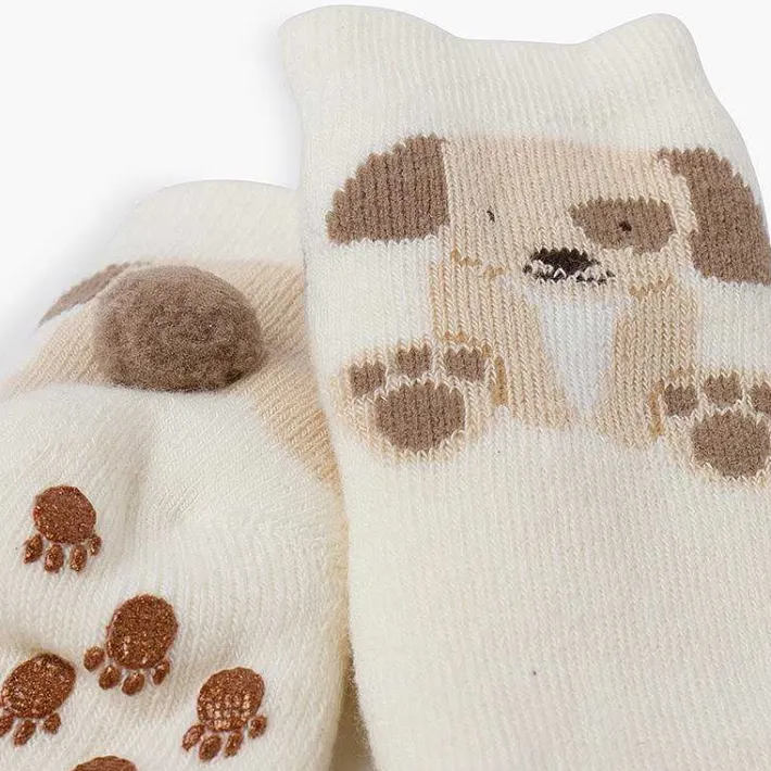 Leotardos Y Textil Condor<Pisamonas Calcetines Antideslizantes Perrito Pompon