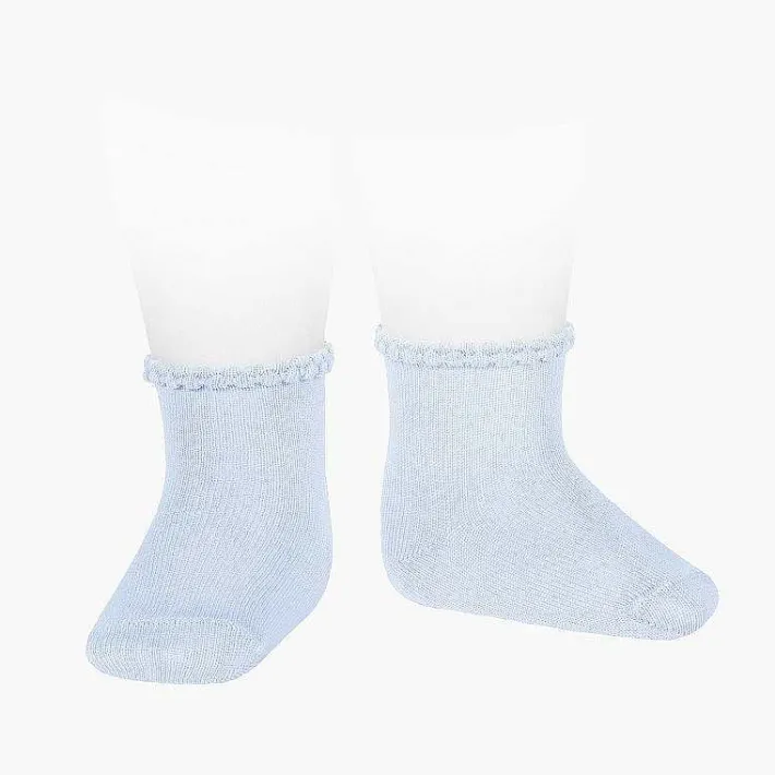 Leotardos Y Textil Condor<Pisamonas Calcetines Bebe Puno Labrado
