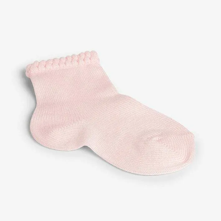 Leotardos Y Textil Condor<Pisamonas Calcetines Bebe Puno Labrado