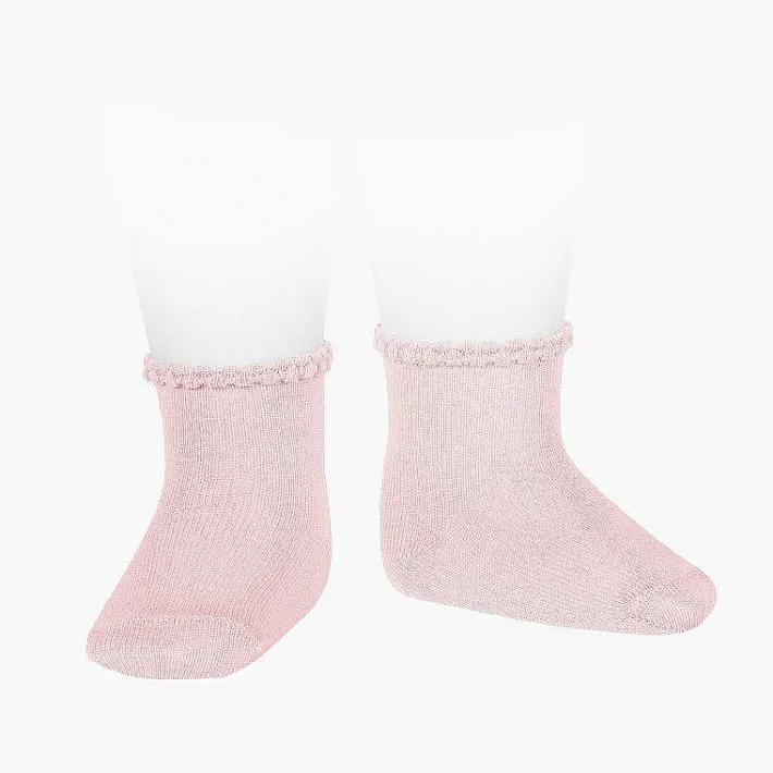 Leotardos Y Textil Condor<Pisamonas Calcetines Bebe Puno Labrado