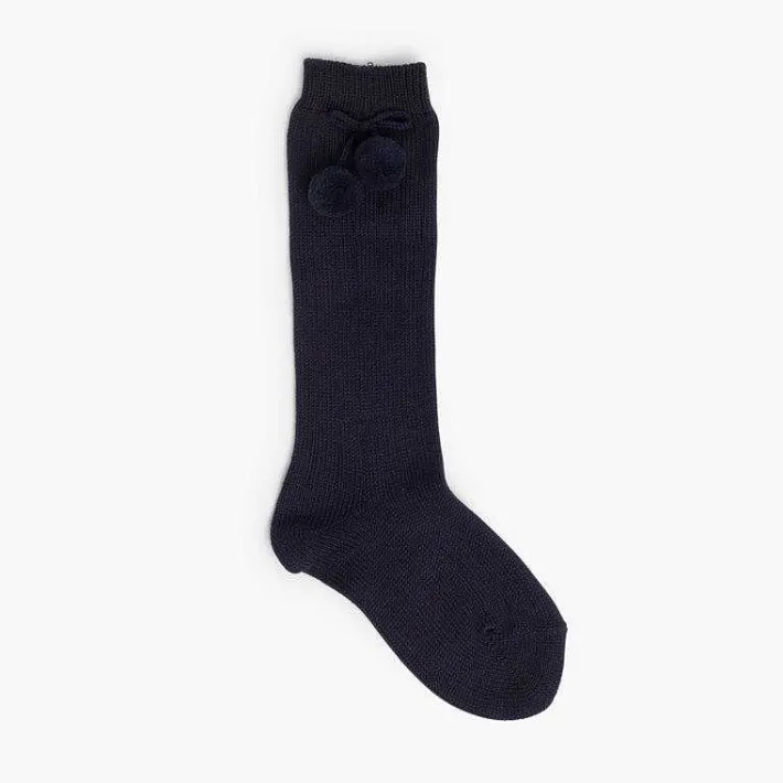 Leotardos Y Textil Condor<Pisamonas Calcetines Condor Bebe Con Pompon