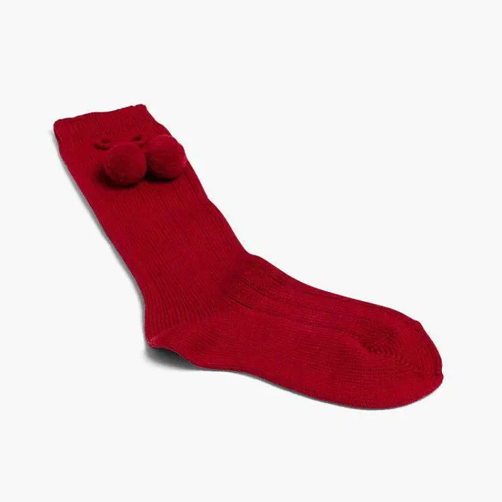 Leotardos Y Textil Condor<Pisamonas Calcetines Condor Bebe Con Pompon