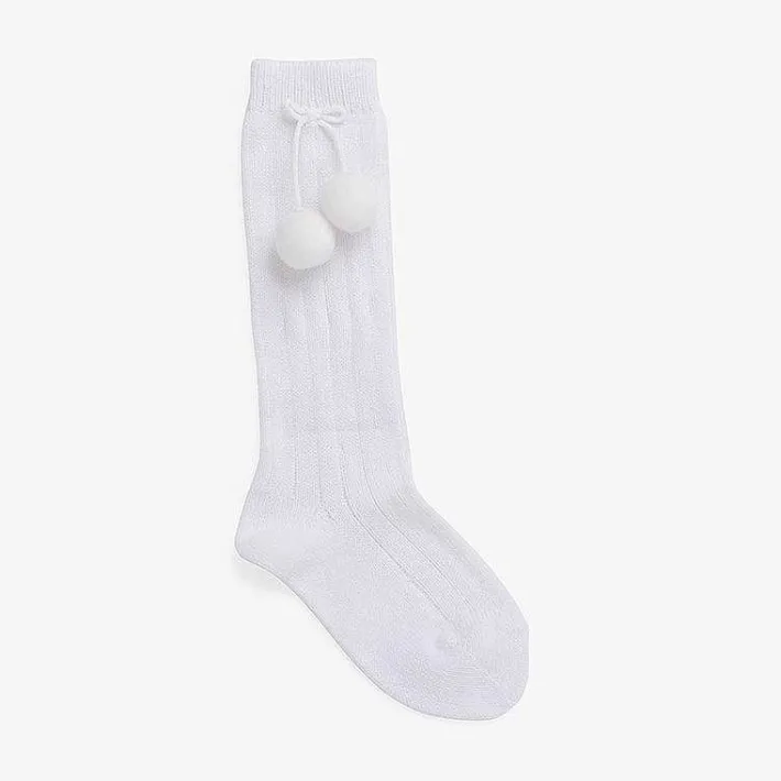 Leotardos Y Textil Condor<Pisamonas Calcetines Condor Bebe Con Pompon